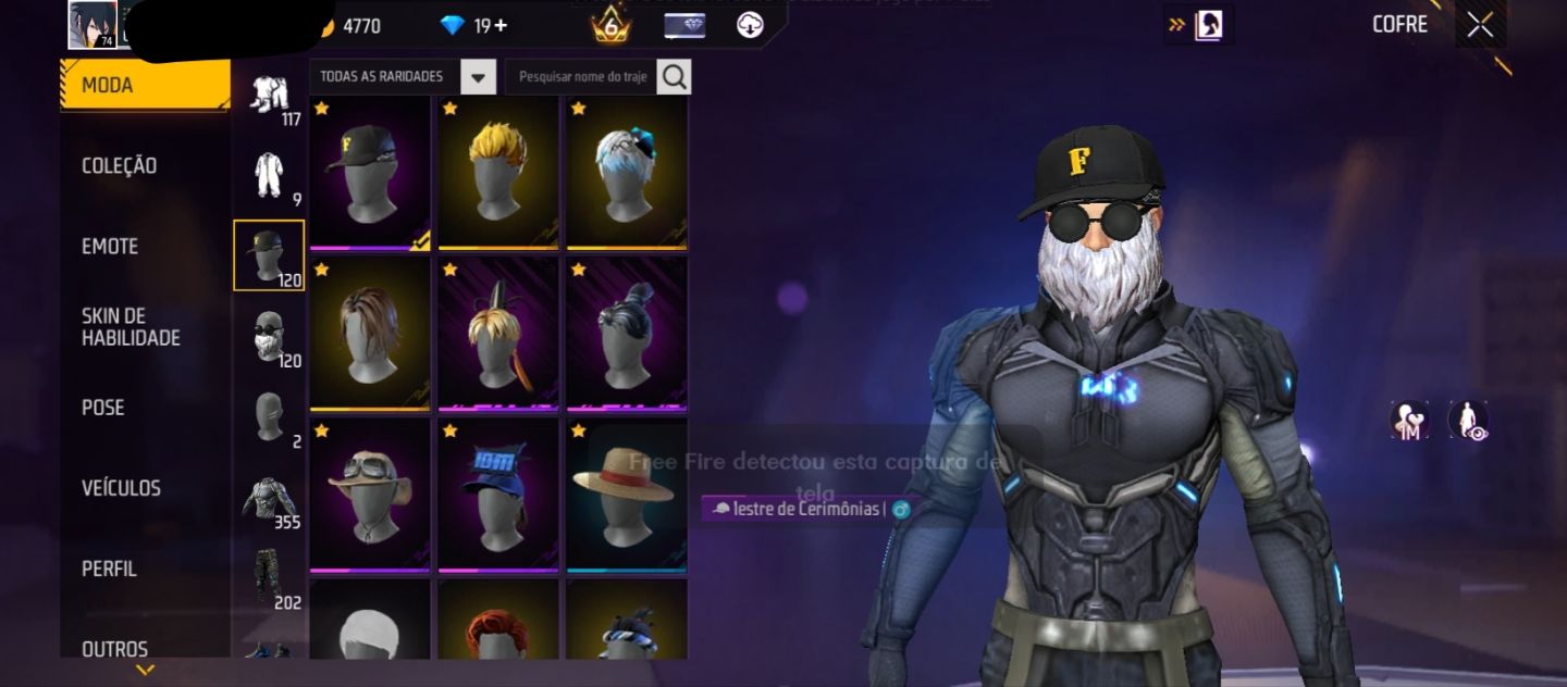 CONTA DE FREE FIRE COM OS PRIMEIROS PASSES