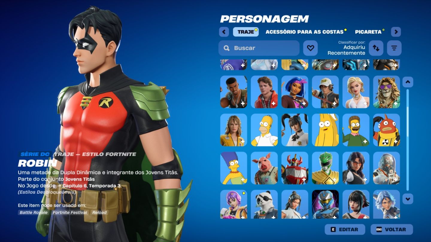 Conta de Fortnite com 85 Skins | Superman | Promoção!