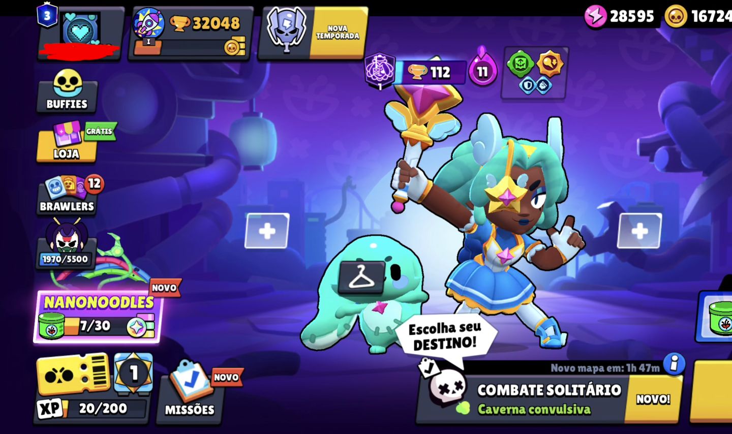 Conta de Brawl Stars criada em 2020