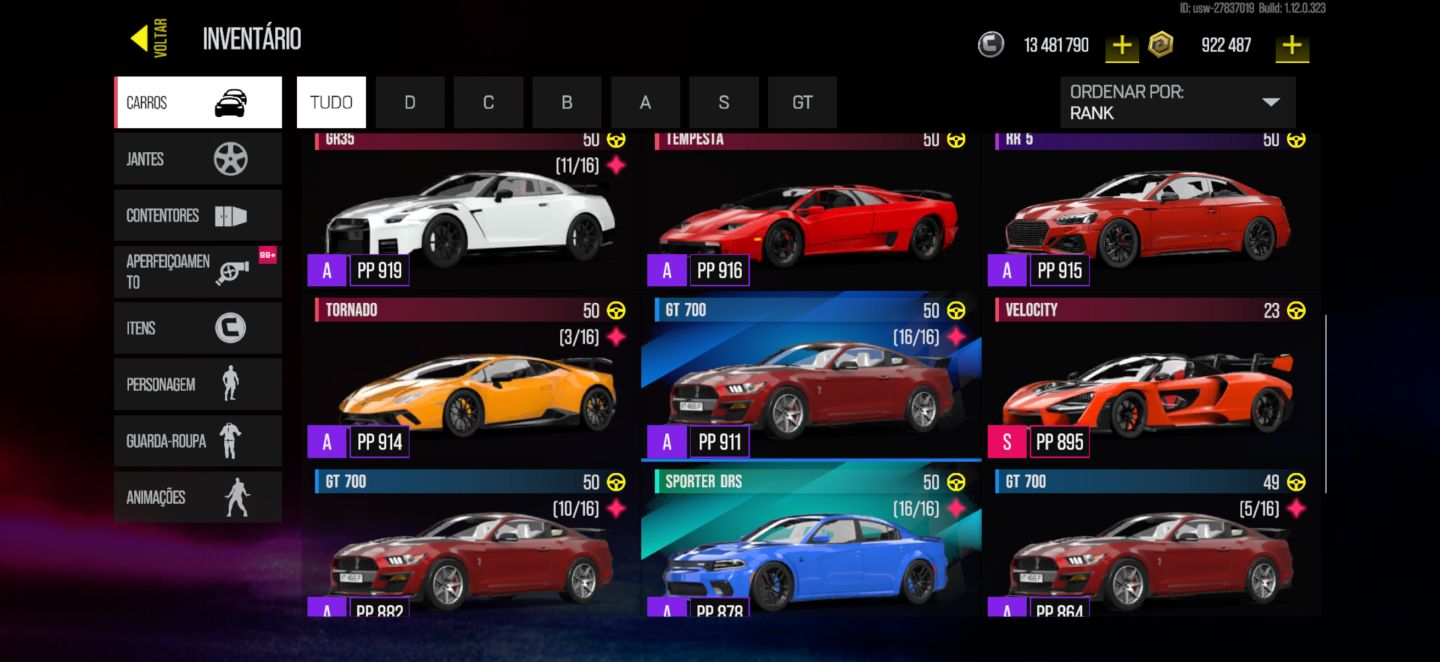 CONTA DRIVE ZONE CARROS FULL CP