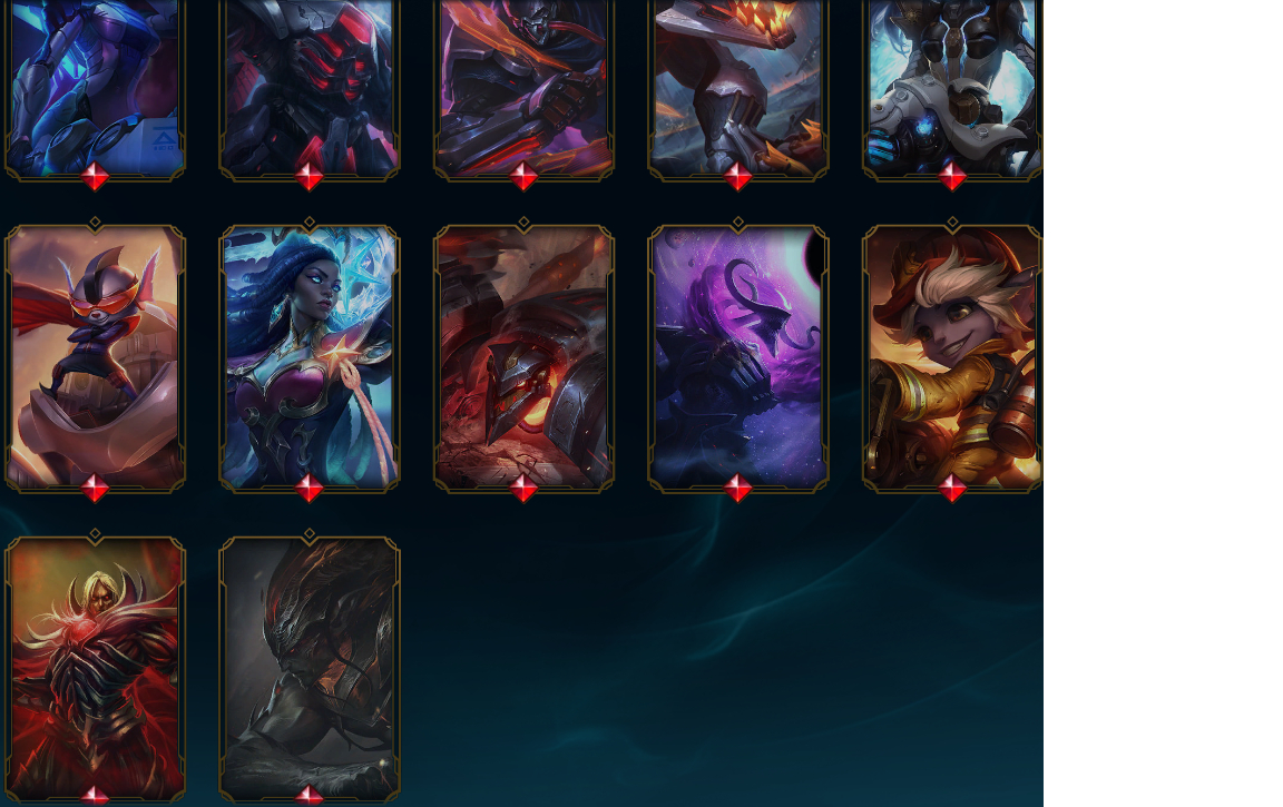 Conta LoL 2013 | ALL CHAMPS | 323 Skins (2 Ultimate) | 136 Cromas + valorant