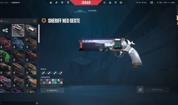 CONTA DE VALORANT LVL +43 COM SHERIFF NEO OESTE + PHANTOM FLORETEREA + 250 VPS
