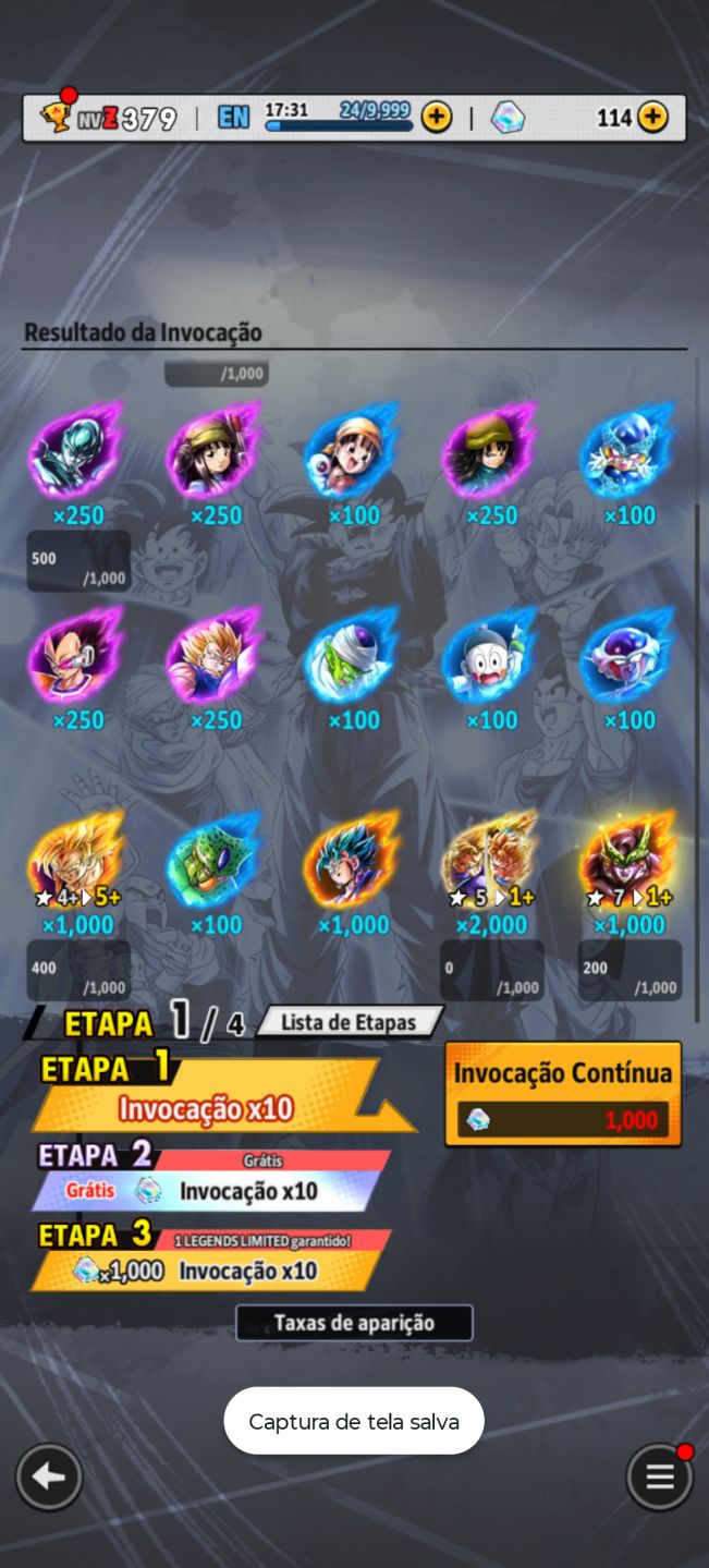 Contra end game Dragon ball Legends