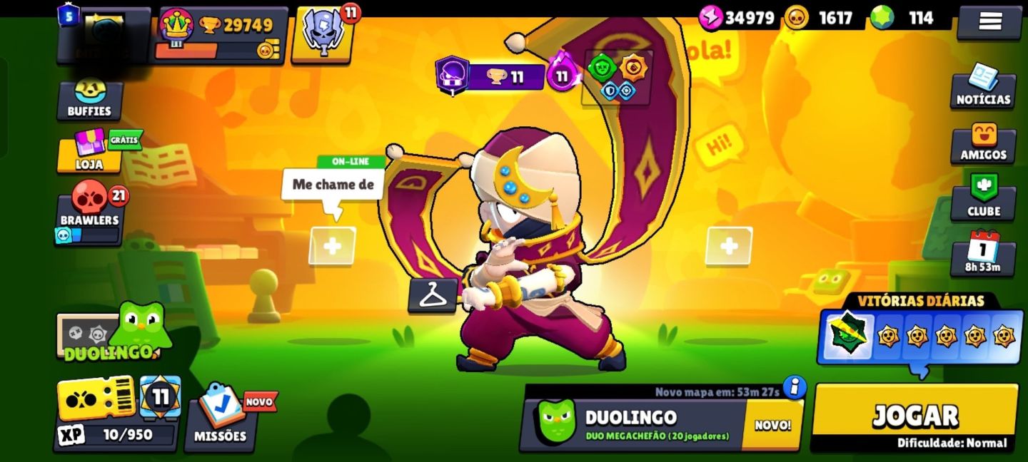 Melhor conta para upar rapido