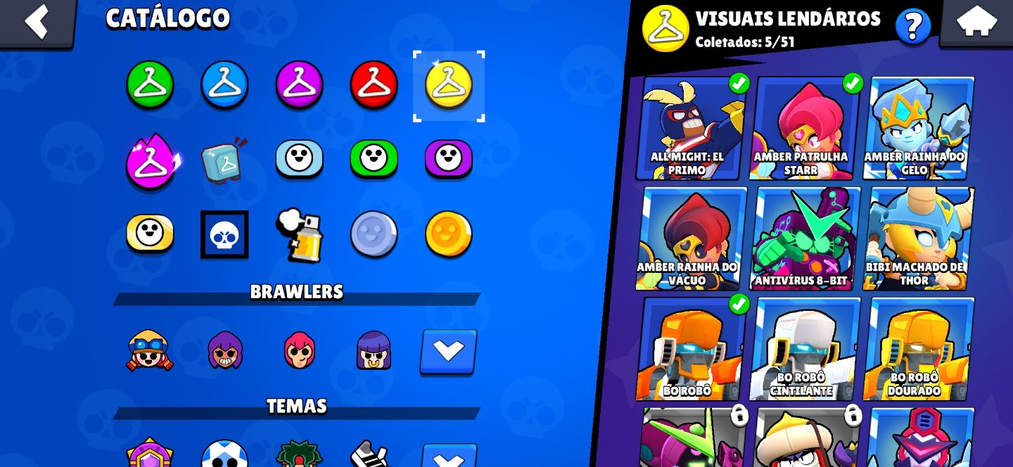 COMBO: CONTAS BRAWL STARS & CLASH ROYALE