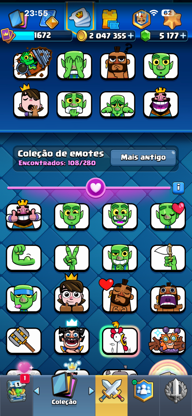 CONTA CLASH ROYALE BEM UPADA NO PRECINHO!!! com 14kbde troféu e 23 evos