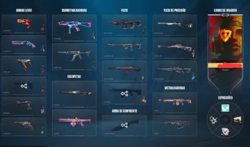 Conta de Valorant lvl 112, várias skins
