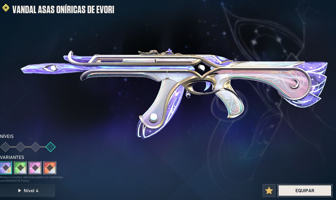 Conta do valorant com skins que não aparecem na loja normalmente