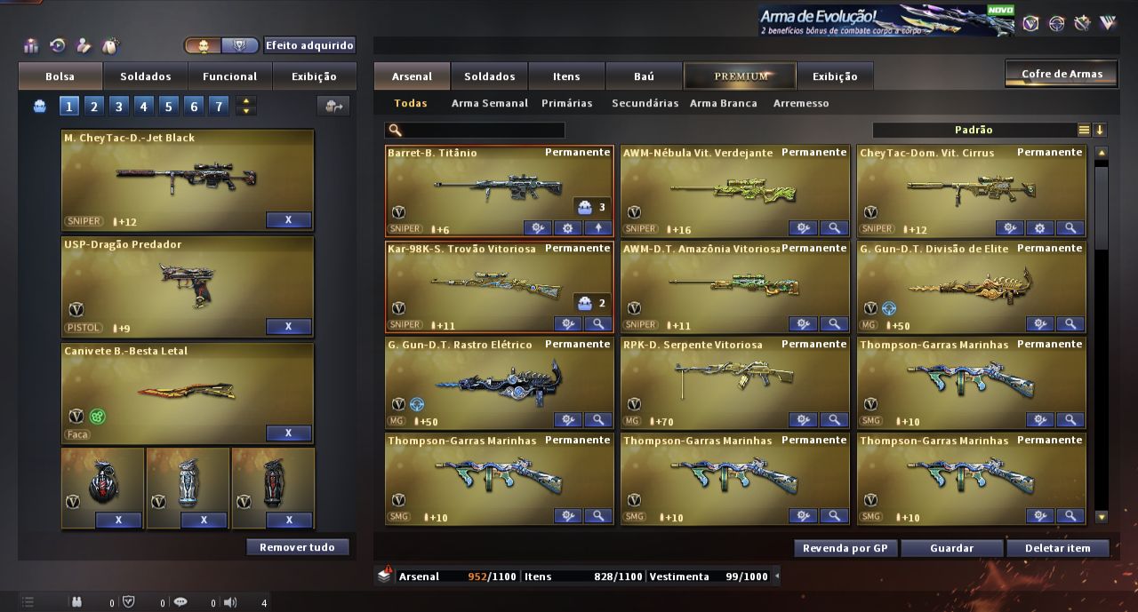 CONTA CROSSFIRE 01 DO SITE COM MUITOS ITENS RAROS E PERFEITA EM TODOS OS MODOS!