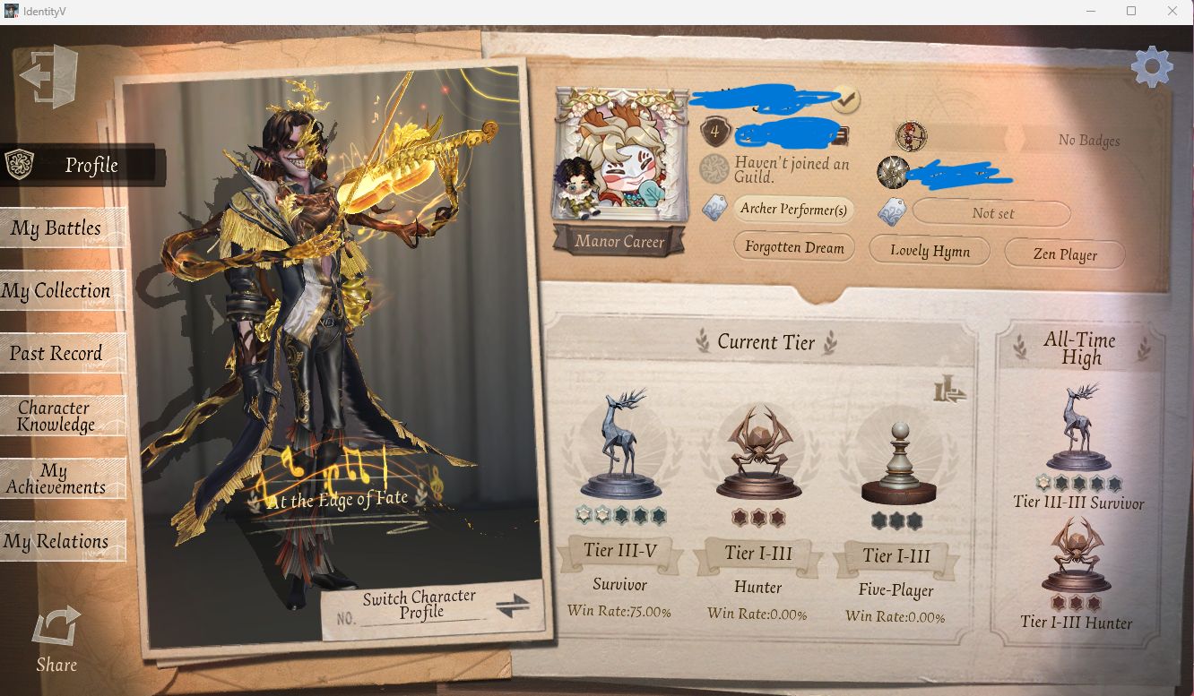 IDENTITY V SMURF - GOOD WINRATE