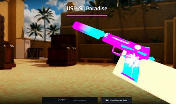 COUNTER BLOX SKIN (CB) | USP-S | PARADISE - ROBLOX