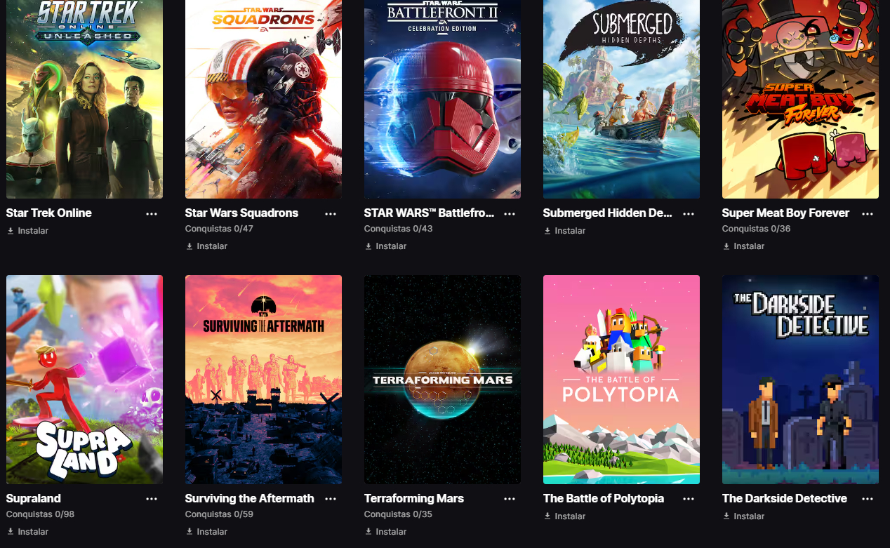 SUPER CONTA EPIC GAMES JOGOS TOP + PREÇO IMBATÍVEL!