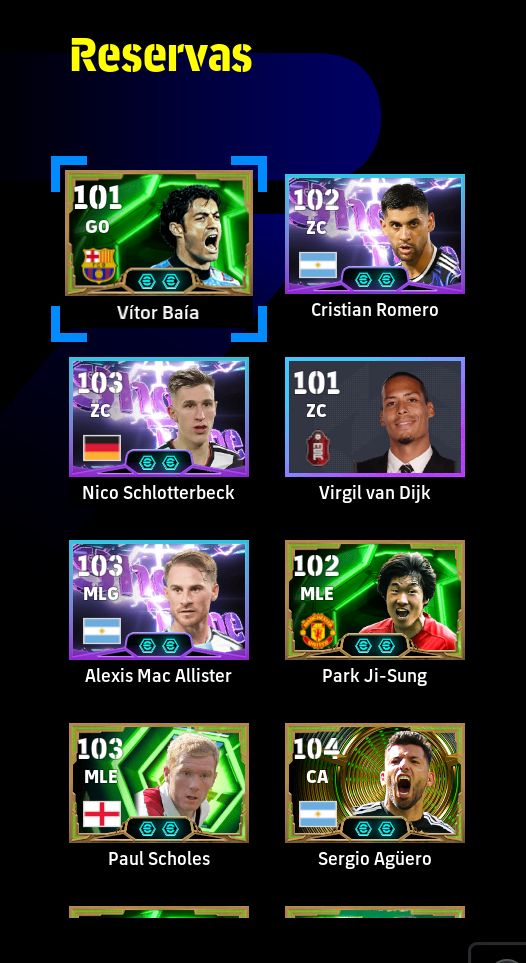 CONTA eFOOTBALL 2026 | IBRAHIMOVI 109, RONALDINHO 104, NEYMAR 102 + CRAQUES LEN