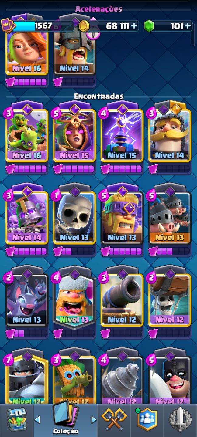 Conta clash royale