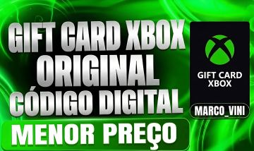 GIFT CARD XBOX | CÓDIGO DIGITAL ORIGINAL | BR
