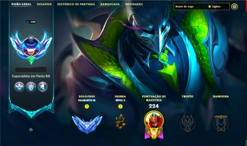 SKIN LENDÁRIA ZED GALANTE + [ DIAMANTE 3 COM 60% DE WIN RATE ] + [ TROCA NICK ]