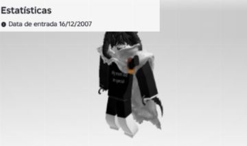 CONTA 2007 CRIADA NO BRASIL, ID 100K+- ( 2000 ROBUX GASTOS )