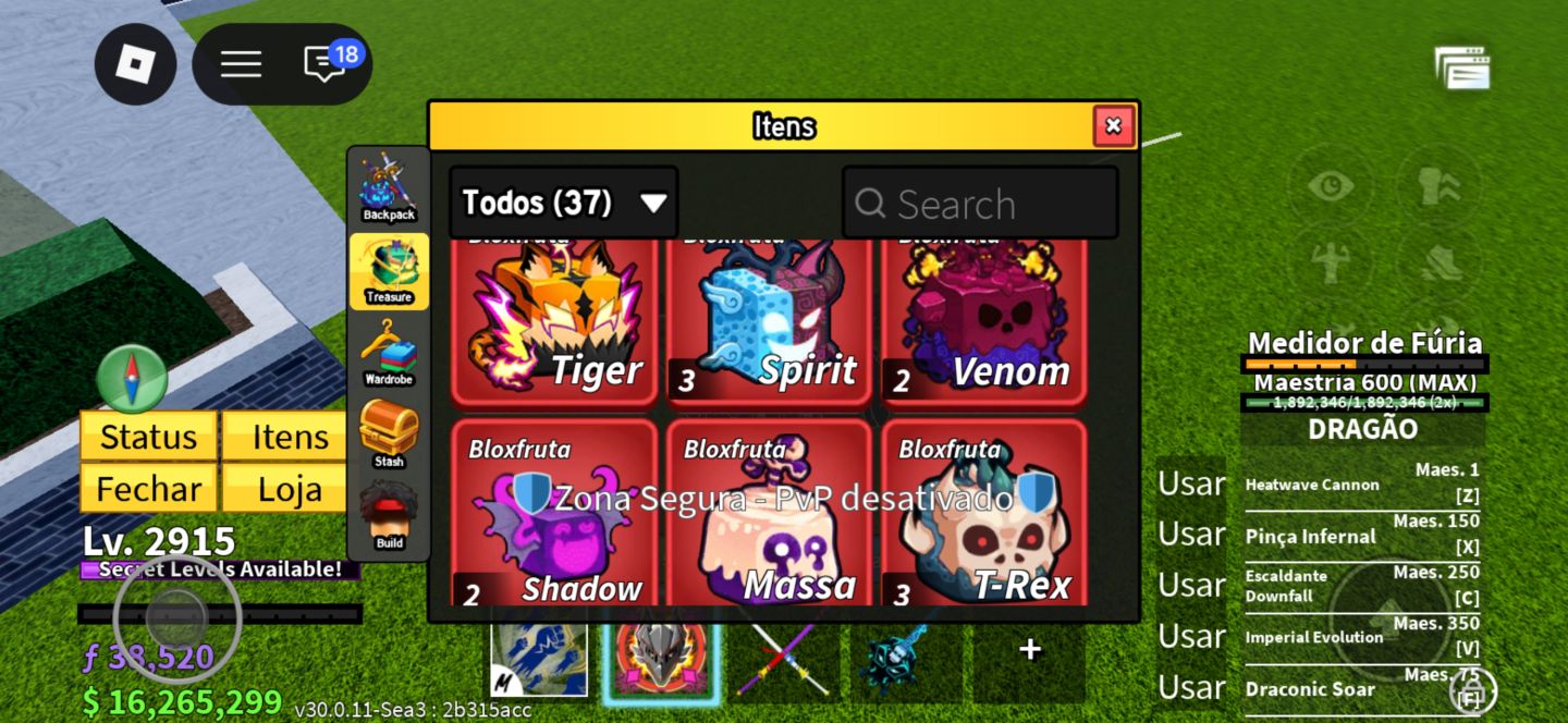 Conta BloxFruit(God)