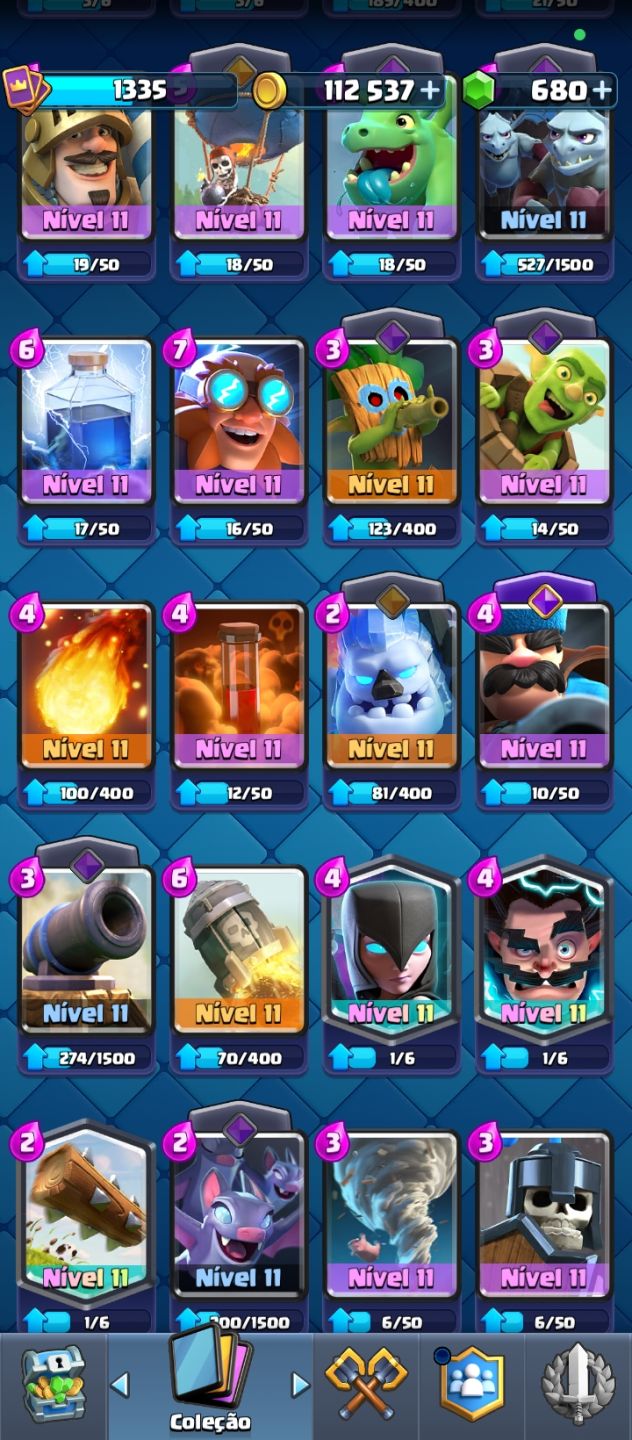 CONTA CLASH ROYALE À VENDA! ALTO NÍVEL, CARTAS EVOLUÍDAS E ELENCO TOP!