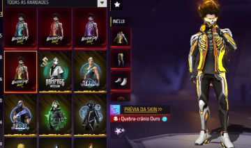 Conta free fire com skins exclusivas todas na descrição