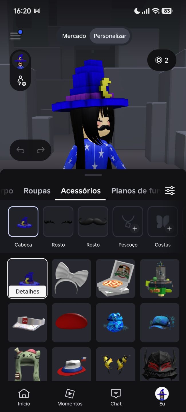Conta de roblox focada em blox fruit