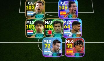 CONTA EFOOTBALL RARA! FIGO, AGUERO BLITZ, FERRAN TORRES, ROMERO, YAMAL, RIJKAARD