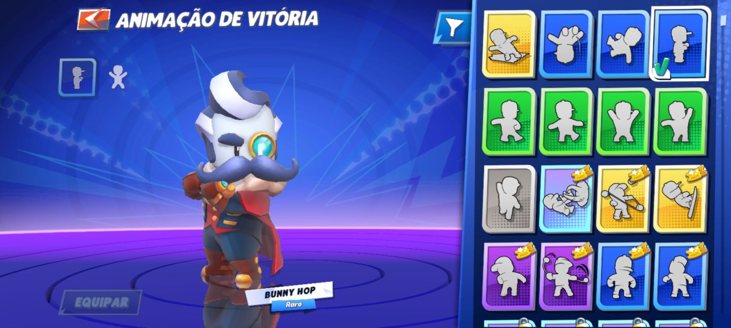 CONTA STUMBLE GUYS BEM EQUIPADA | DUKE STUMBLETON LENDÁRIO | MUITAS SKINS