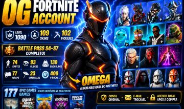 Conta Fortnite Completa | Grande Inventário + Muitas Skins, Emotes e Picaretas