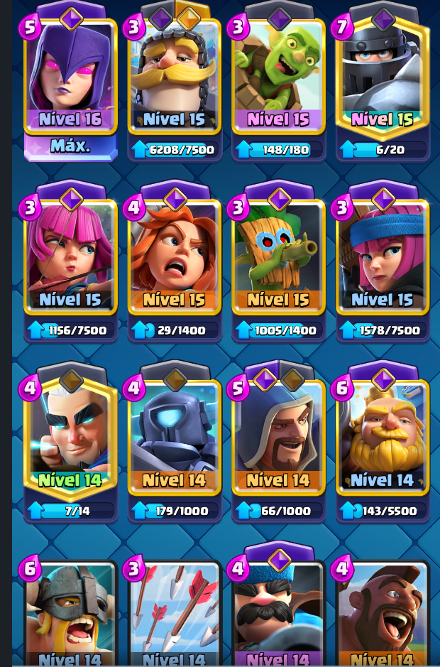 Conta premium de Clash Royale
