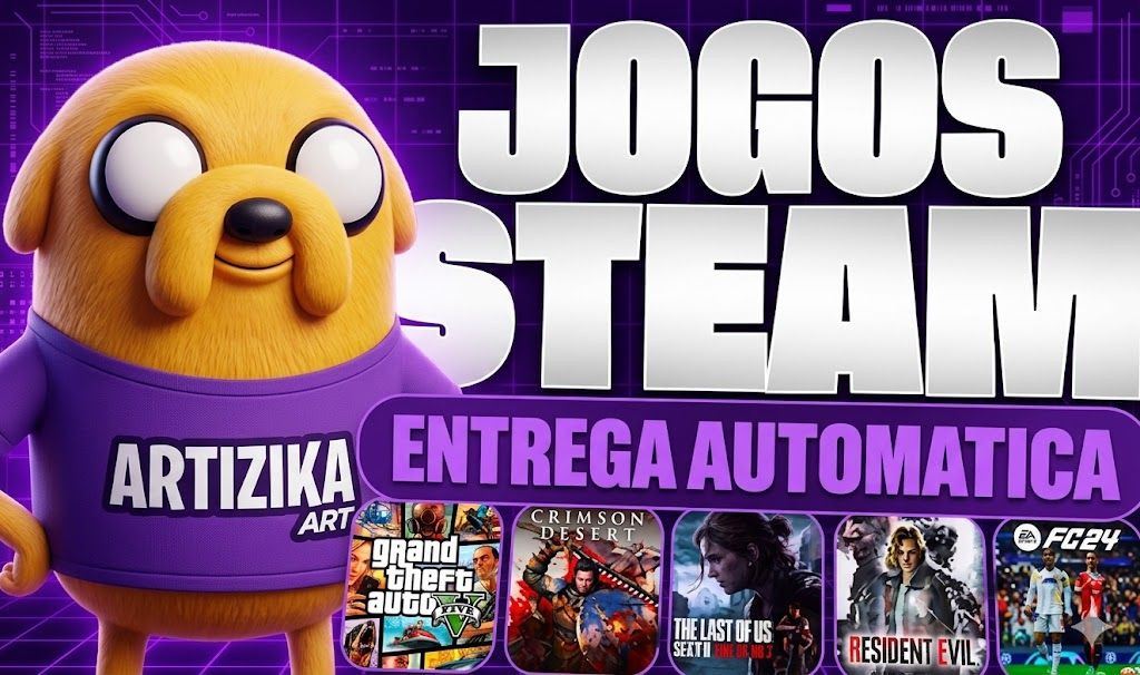 JOGOS PARA PC BIBLIOTECA STEAM EM MODO OFFLINE | ENTREGA IMEDIATA |