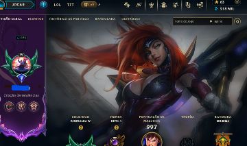 Conta LOL com E-mail. 244 Skins = 2 Ultimates + 3 Míticas + 25 Lendárias+outras