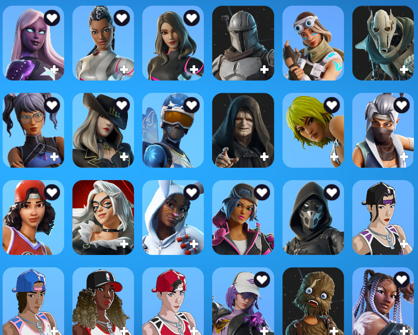 Conta Fortnite com +600 skins