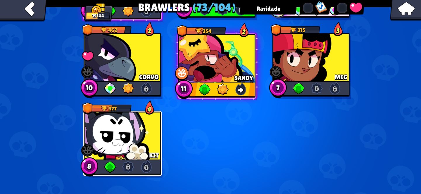 Conta braw 19144k 73 braw várias skin rara já para começar com potência