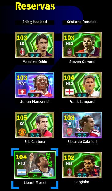 CONTA eFOOTBALL STEAM | FORÇA 3269 | GEORGE BEST 108, VAN DER SAR 108, DEL PIERO