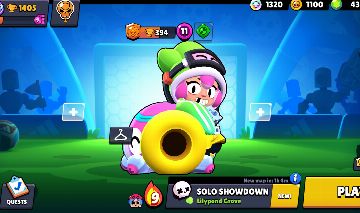 Brawl Stars| 18 Brawlers | 1405 Troféus | Bonnie Power 11 | Skins Inclusas |BS02
