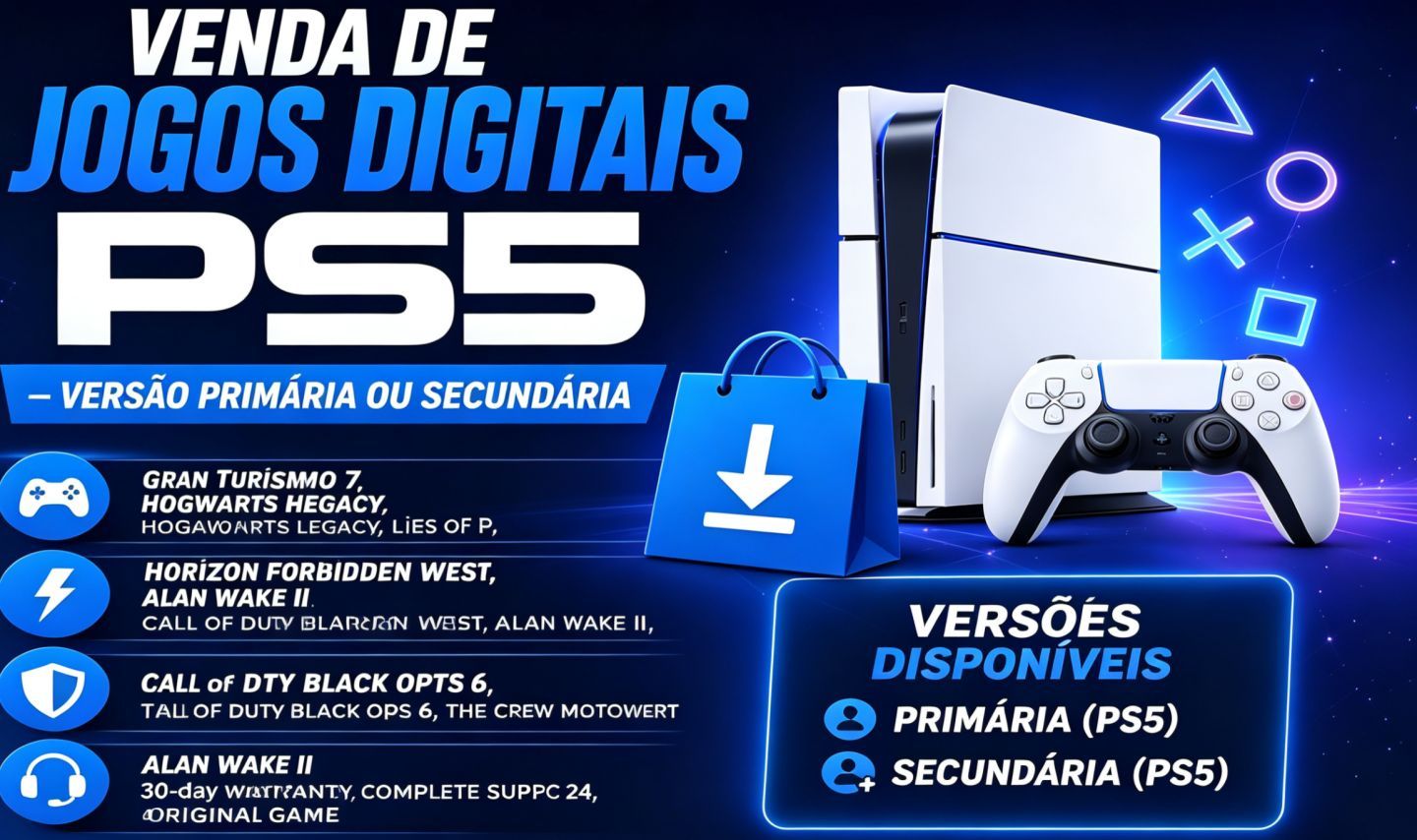 Conta Jogos primaria ou secundaria PS5 PAG 2