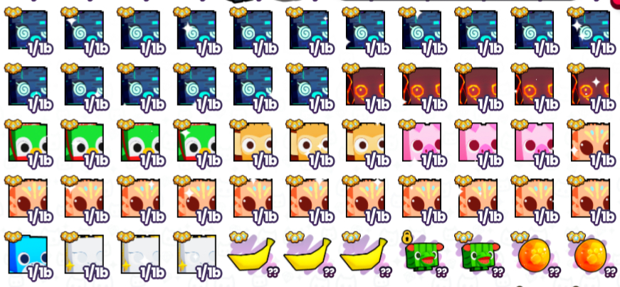 Pets go huges a venda (os que nao tem preço a negocia no chat)