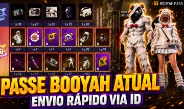 PASSE DE ELITE BOOYAH PREMIUM FREE FIRE ENTREGA RÁPIDA! VIA ID SEM ADICIONAR