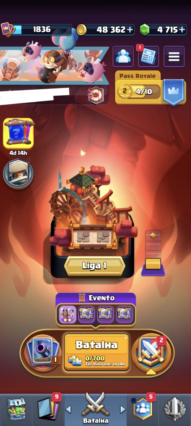 [ Promoção ] Conta de Clash Royale com Decks meta full 16