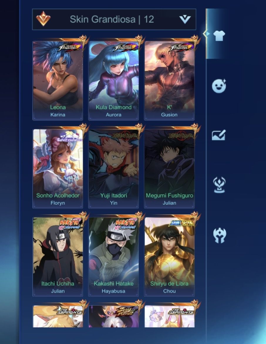 Conta Mobile Legends rara JG, MID, EXP.