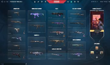 CONTA VALORANT FULL ACESSO COM VANDAL PHATOM E FACA SKINS RARAS PREÇO NEGOCIAVEL
