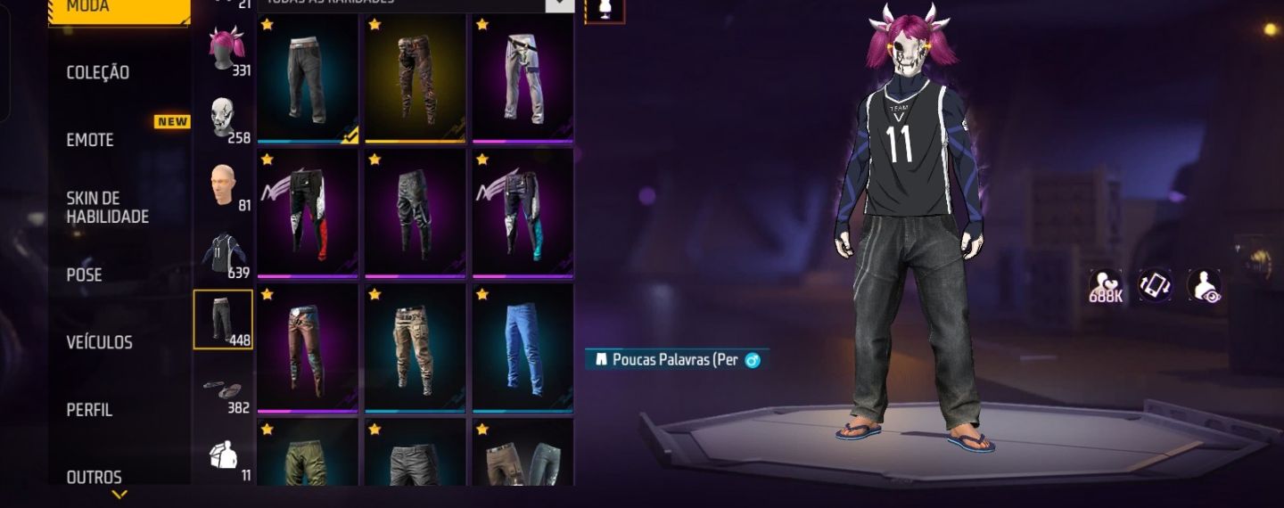 Conta free fire com duas angélicas