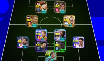 CONTA DE EFOOTBALL COM MESSI 109, HAZARD 109, KVARATSKHELLA 107, MULLER 107!