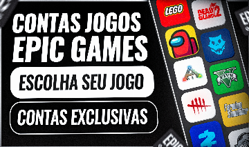 ( MAIS BARATO ) CONTAS COM JOGOS ( FULL ACESSO EXCLUSIVO ) EPIC GAMES