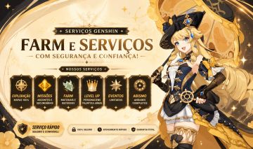 FARM & SERVIÇOS GENSHIN IMPACT (PROMOÇÃO)