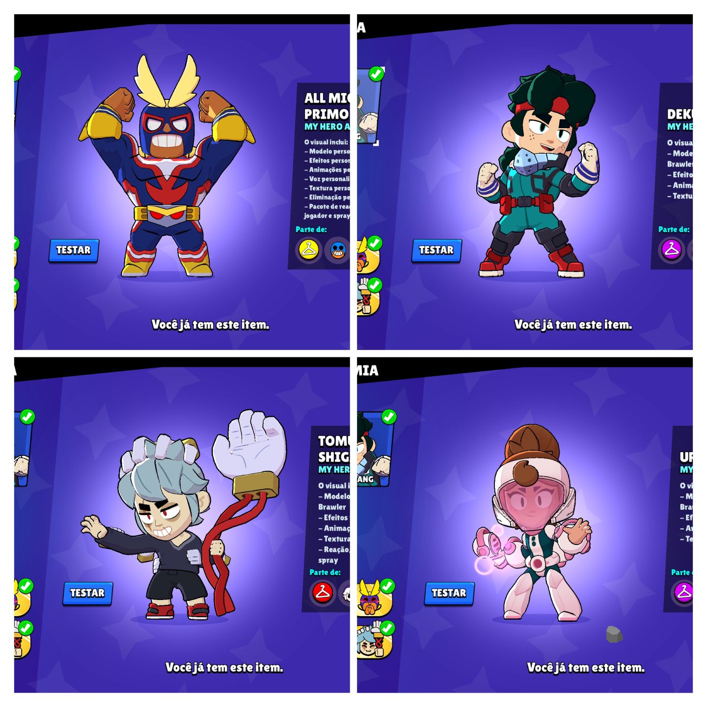 CONTA BRAW 52K | 50 PERSONAGENS NÍVEL 11 / MAIS DE 370 SKINS TOPS / FAMA SOLAR 1
