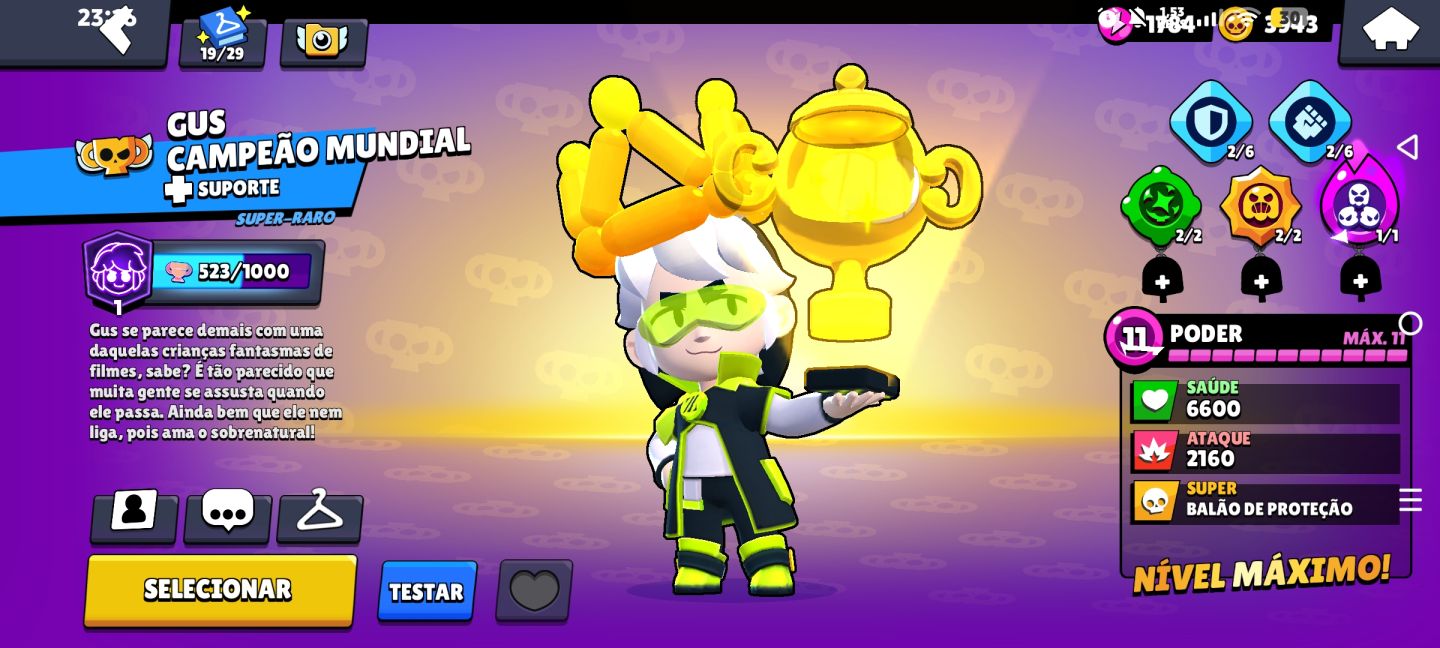 CONTA BRAWL STARS 52.920 TROFÉUS