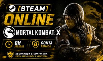 [STEAM] ONLINE | MORTAL KOMBAT X | 0H JOGADAS | CONTA PRIVADA
