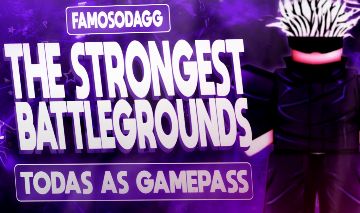 THE STRONGEST BATTLEGROUNDS | ROBLOX GAMEPASS | PROMOÇÃO | MELHOR PREÇO |