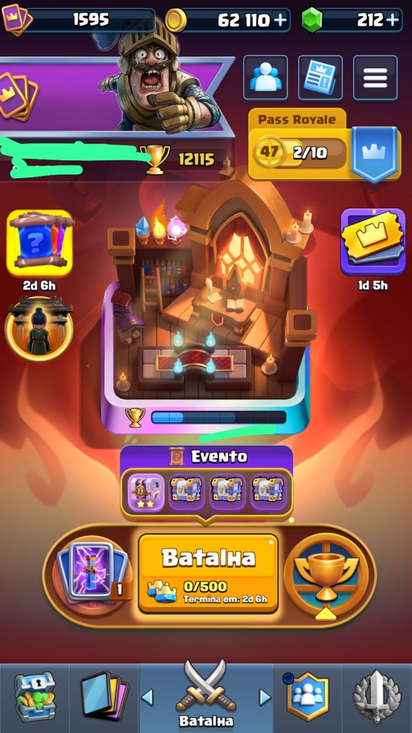 CONTA CLASH ROYALE MAXIMIZADA REI NÍVEL MÁXIMO 12K+ TROFÉUS 8 EVOLUÇÕES